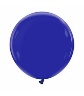 24" Cattex Premium Navy Blue Latex Balloons (1 Per Bag)
