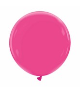 24" Cattex Premium Raspberry Latex Balloons (1 Per Bag)