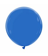 24" Cattex Premium Royal Blue Latex Balloons (1 Per Bag)