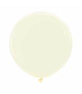 24" Cattex Premium Vanilla Latex Balloons (1 Per Bag)