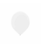 5" Cattex Premium Snow White Latex Balloons (100 Per Bag)