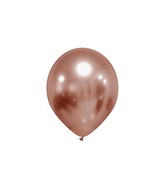 5" Cattex Titanium Rose Gold Latex Balloons (100 Per Bag)