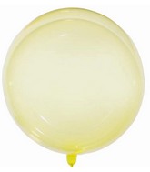 18" Crystal Colorful Bobo Balloon Gold Prestretched (10 Per Bag)