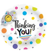 9" Airfill Only Thinking Of You Thought Cloud Foil Balloon