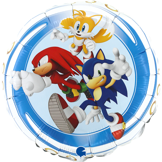 18 Inch Anagram Sonic The Hedgehog 2 Foil Balloon 44521