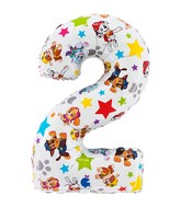 26" Paw Patrol Number Two Foil Balloon