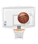 24" NBA (National Basketball) Backboard Foil Balloon