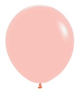 18" Sempertex Latex Balloons (25 Per Bag) Pastel Matte Melon
