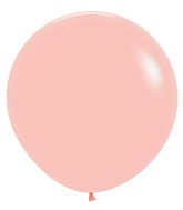 24" Sempertex Latex Balloons (10 Per Bag) Pastel Matte Melon