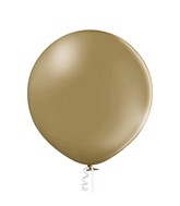 24" Ellie's Brand Latex Balloons Toasted Almond (10 Per Bag)