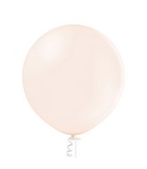 24" Ellie's Brand Latex Balloons Barely Blush (10 Per Bag)
