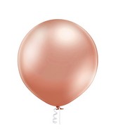 24" Ellie's Brand Latex Balloons Glazed Rose Gold (10 Per Bag)