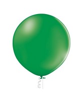 24" Ellie's Brand Latex Balloons Leaf Green (10 Per Bag)