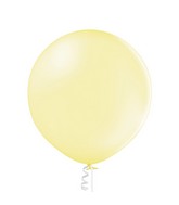 24" Ellie's Brand Latex Balloons Lemon Cream (10 Per Bag)