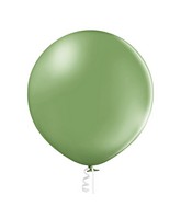 24" Ellie's Brand Latex Balloons Sage (10 Per Bag)