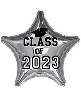 18" Graduation - Class of 2023 - Silver Foil Balloon