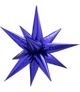 26" Decochamp Brand Starburst Purple Foil Balloon