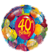 18" 40th Birthday Box68