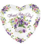 18" Mother's Day Basket of Flowers