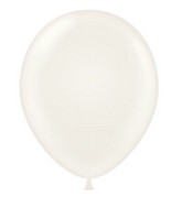 24" White Latex Balloons 5 Count Brand Tuftex