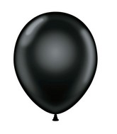 24" Black Latex Balloons 5 Count Brand Tuftex
