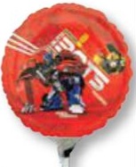 9" Airfill Only Transformers Prime Autobots Balloon
