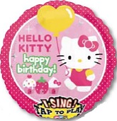 28" Sing-A-Tune Hello Kitty Happy Birthday