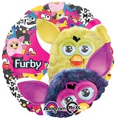 18" Furby Group Mylar Balloon