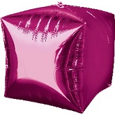 16" Bright Pink Cubez Balloon