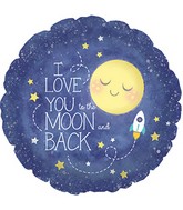 18" I Love You to The Moon and Back Packaged