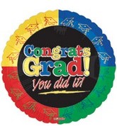 9" Airfill Congrats Grad You Did It