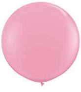 36" STD Powder Pink Latex Balloons 6 Pack