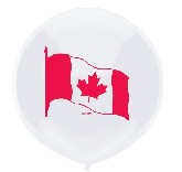 17" Outdoor Display Balloons (50 Count) Canada Flag