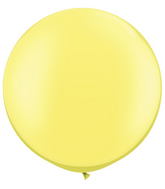 30"  Qualatex Latex Balloons  Pearl LEMON CHIFFON  02CT