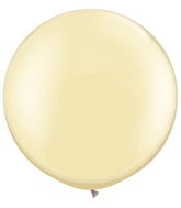 30"  Qualatex Latex Balloons  Pearl IVORY 02CT