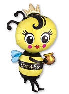 40" Queen Bee Foil Balloon