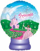 22"Happy Birthday Princess Globe Packaged Balloon
