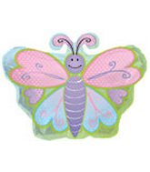 20" Butterfly With Polka Dot Balloon
