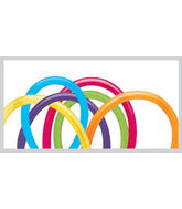 260Q Tropical Assortment Twisting (100 Count) Latex Balloons