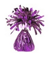 6OZ Lavender Foil Wrapped Balloon Weight