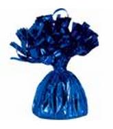 6OZ Blue Foil Wrapped Balloon Weight