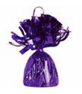 6OZ Purple Foil Wrapped Balloon Weight