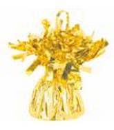 6OZ Yellow Foil Wrapped Balloon Weight