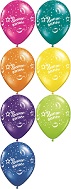 11" Bonne Année-Célébration (50/sac) Latex Balloons