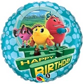 18" Pac-Man Happy Birthday Balloon