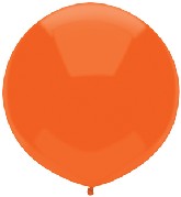 17" Outdoor Display Balloons (72 Count) Bright Orange