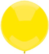 17" Outdoor Display Balloons (72 Count) Lemon Yellow