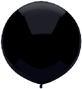 17" Outdoor Display Balloons (72 Per Bag) Pitch Black