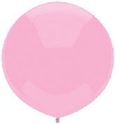 17" Outdoor Display Balloons (72 Count) Real Pink