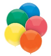 17" Outdoor Display Balloons (72 Count) Primary Assortment